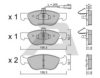 AISIN BPFI-1003 Brake Pad Set, disc brake